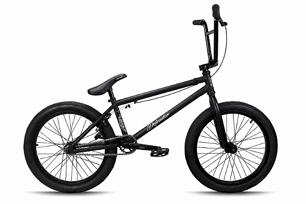 Bicicleta Bmx Defender 100% Cromoly - Preto Fosco
