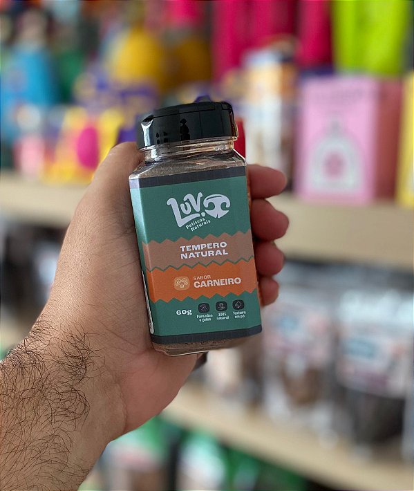 Tempero Natural (Pó Saborizante) de Carneiro 60g - LUV