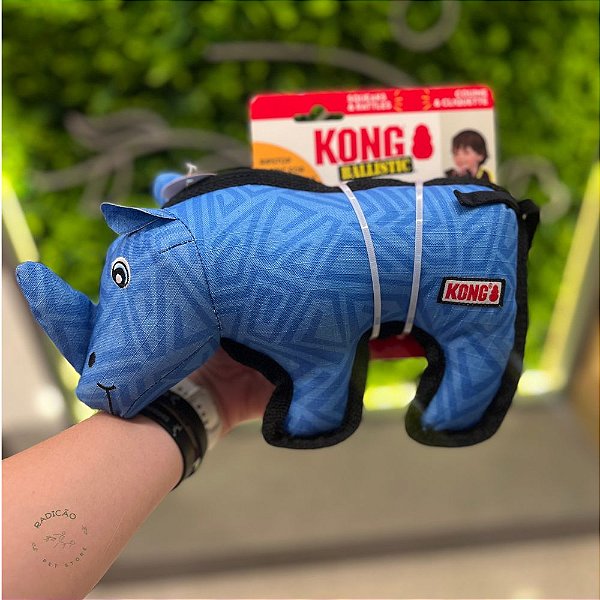 Pelúcia Ballistic Rhino (Rinoceronte) - Kong