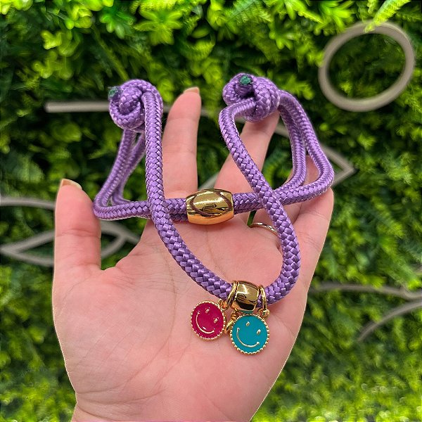 Colar Ajustável Smile (sorriso) G - May Dog