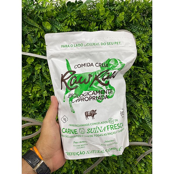 Hamburguinho Suíno 1kg - RawRaw