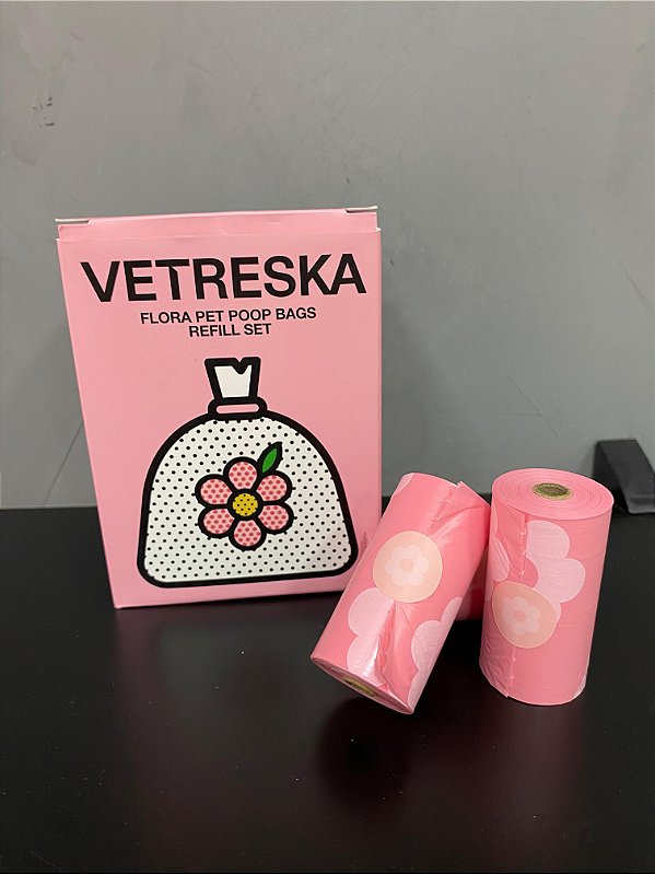 Saco Biodegradável Refil Floral - Vetreska