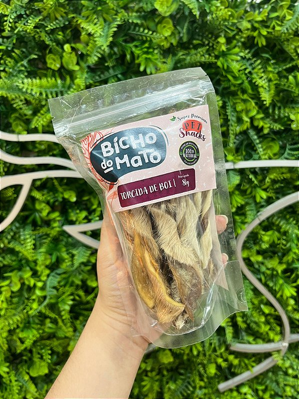 Torcida de Boi (Pele Bovina) 80g - Bicho do Mato