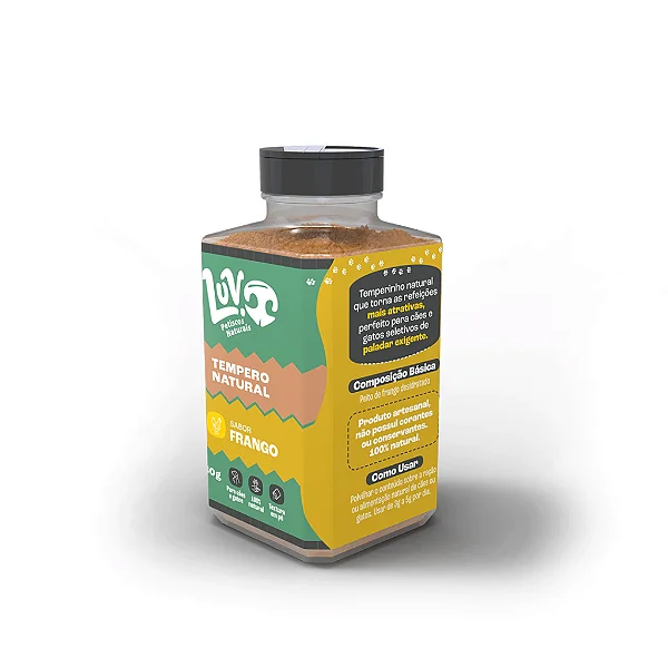 Tempero Natural (Pó Saborizante) de Frango 60g - LUV