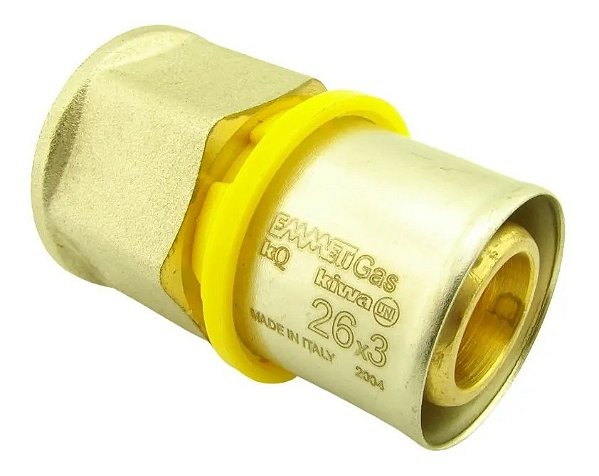 CONECTOR FEMEA P/GAS 26MM X 3/4" - PRENSAR