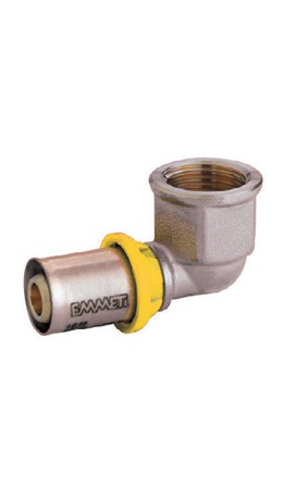 COTOVELO FEMEA P/GAS 16MM X 1/2" - PRENSAR