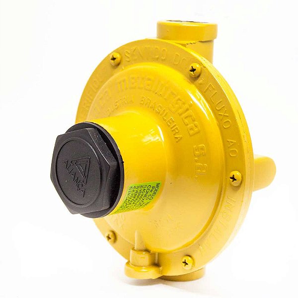 REGULADOR GÁS ALIANÇA 76511 AMARELO 12KG/H BAIXA PRESSÃO ESTÁGIO ÚNICO