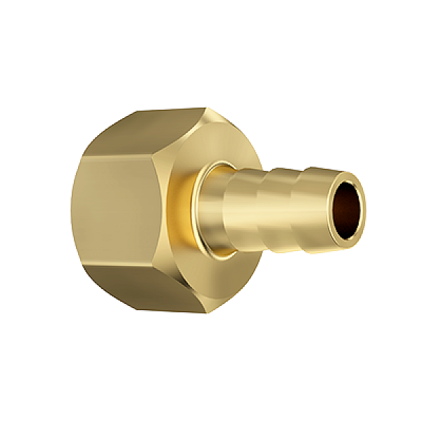 ADAPTADOR PARA GÁS ROSCA FÊMEA 1/2" NPT X SAÍDA PARA MANGUEIRA 3/8"