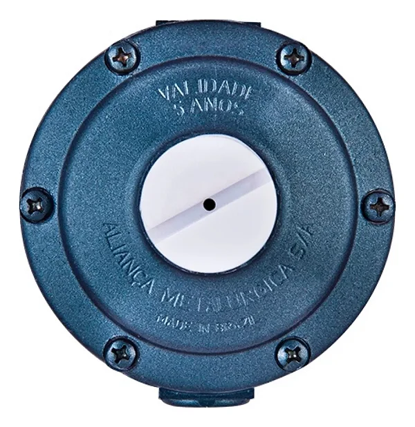 Regulador Gás Aliança 7kg/h 506/27 Azul  Segundo Estagio