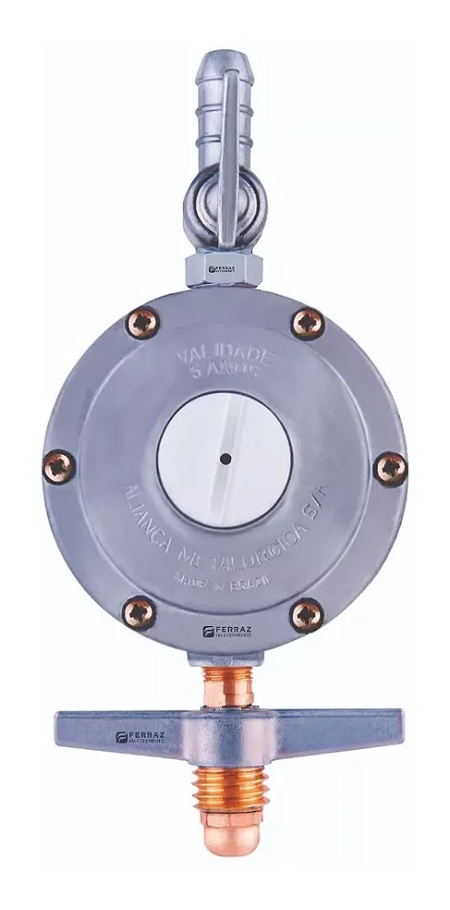 Regulador Gás Aliança 5kg/h 506/38 Registro Montado