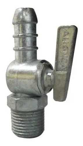 Registro Válvula Abre Fecha Gás 3/8 Npt X 3/8 Bm Aliança