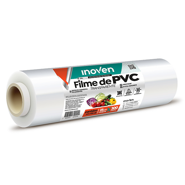 Filme Plástico PVC 28cm x 300m - Inoven
