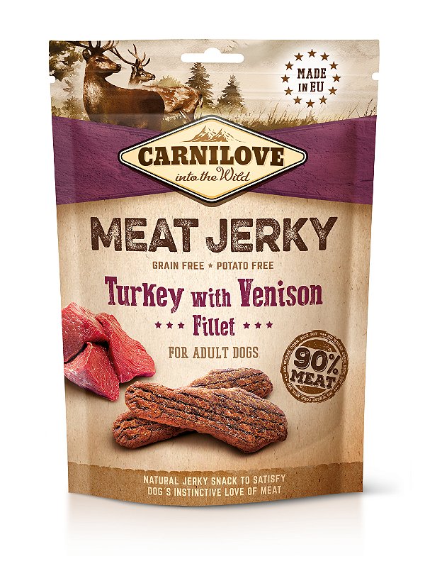 Jerky Bar Peru e Cervo 100gr - Carnilove