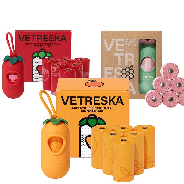 Cata Caca Pet Poop - Kit 1 dispenser + 7 refis