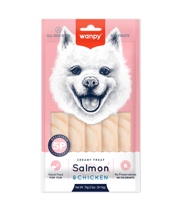 Creamy de Salmão e Frango - Wanpy