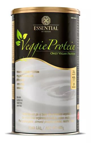 VEGGIE PROTEIN - ESSENTIAL NUTRITION - 405 GR - NEUTRO