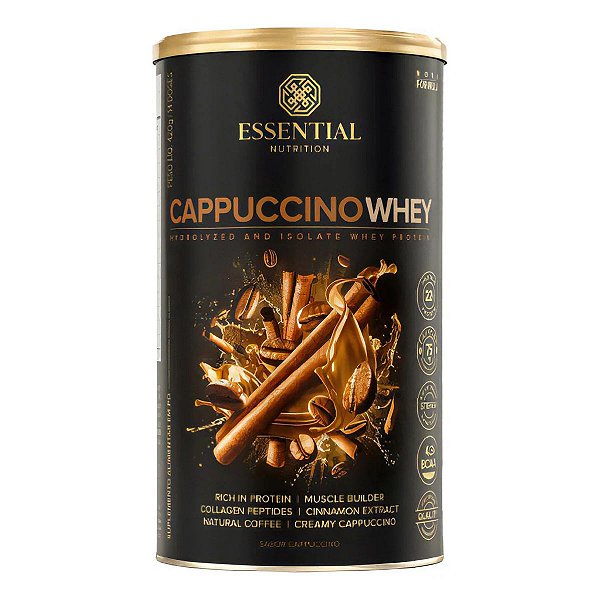 CAPPUCCINO WHEY HIDROLISADO - ESSENTIAL - 420 GR