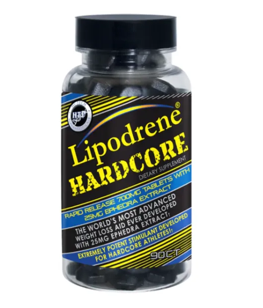 LIPODRENE HARDCORE 90 TABLETS- HI TECH