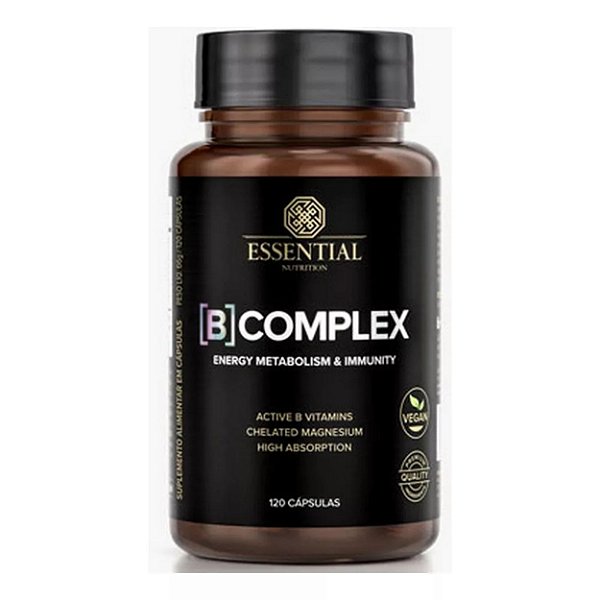 [B] COMPLEX ESSENTIAL NUTRITION 120 CAPS SEM SABOR
