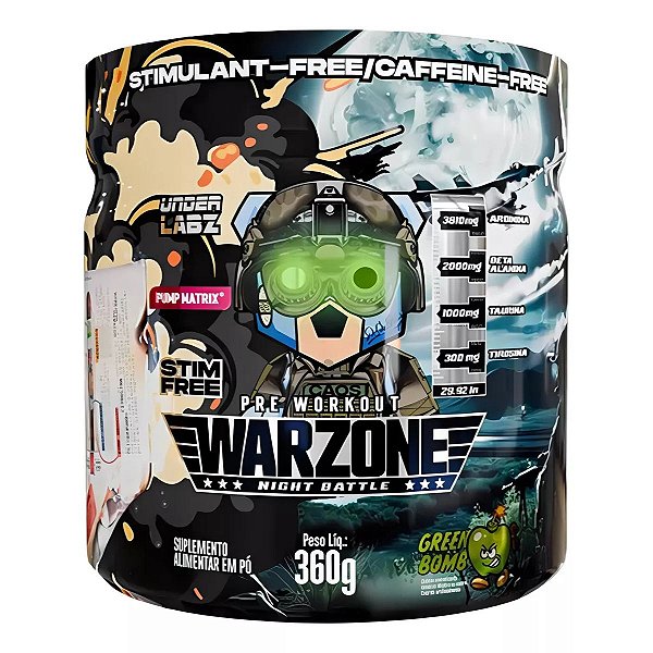 WARZONE NIGHT BATLLE PRÉ-TREINO 360G UNDER LABZ