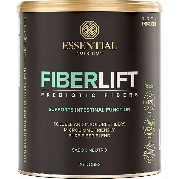 FIBERLIFT PREBIOTIC FIBERS  260GR -  ESSENTIAL NUTRITION
