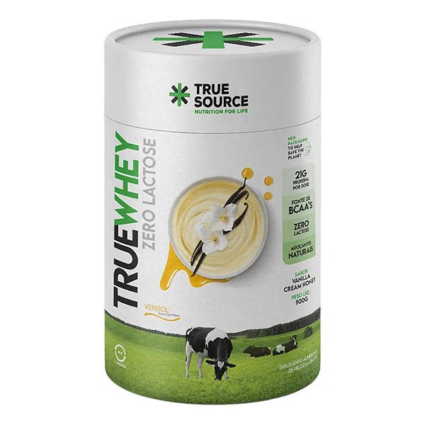 TRUE SOURCE WHEY CONCENTRATE ZERO LACTOSE 900GR