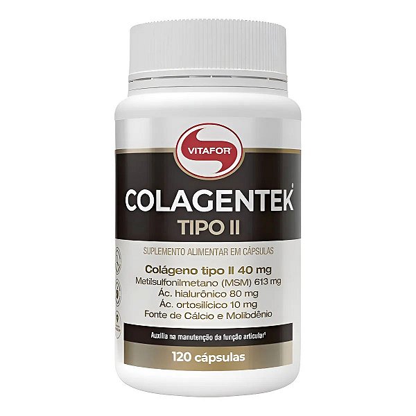 COLAGENTEK TIPO II 120 CAPS - VITAFOR