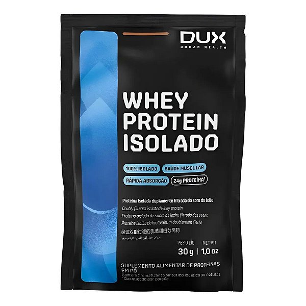 WHEY PROTEIN ISOLADO 30G SACHE - DUX NUTRITION
