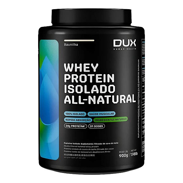 WHEY PROTEIN ISOLADO ALL NATURAL 900G
