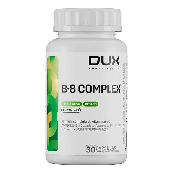COMPLEXO B 30 CAPS - DUX NUTRITION