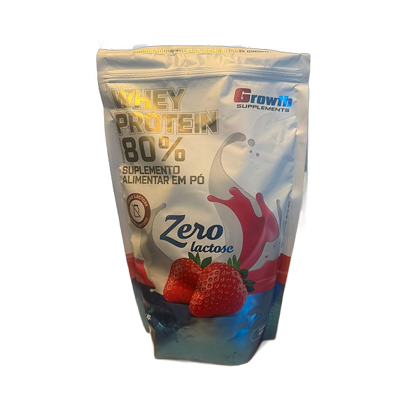 WHEY PROTEIN 80% ZERO LACTOSE 1KG - GROWTH