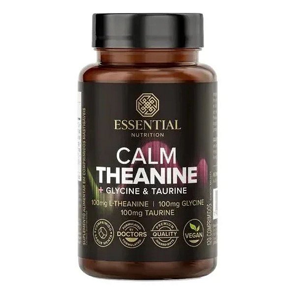 CALM THEANINE 120 CAPS - ESSENTIAL NUTRITION