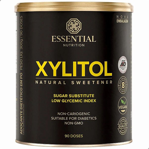 XYLITOL 300G ADOÇANTE ESSENTIAL NUTRITION