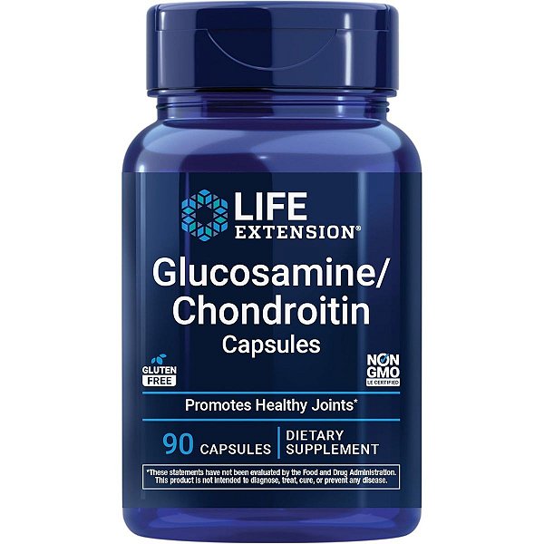 GLUCOSAMINE / CHONDROITIN 90 CAPS - LIFE EXTENSION