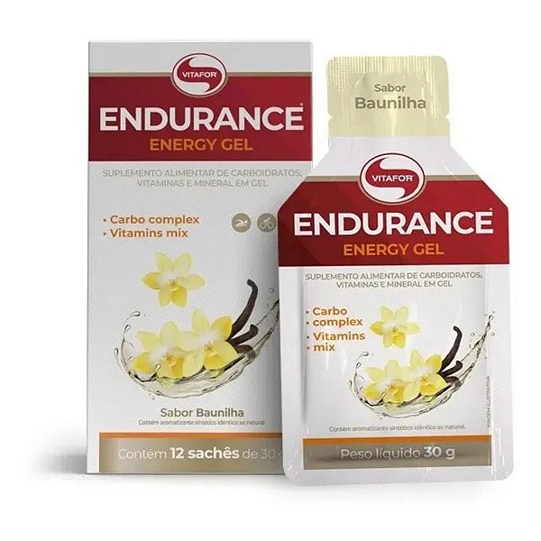 ENDURANCE ENERGY GEL 12 SACHÊS 30G - VITAFOR