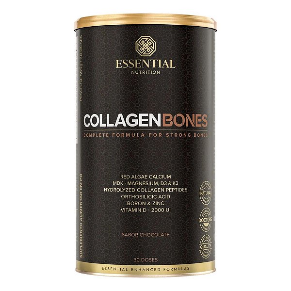 COLLAGEN BONES CHOCOLATE 483G - ESSENTIAL NUTRITION