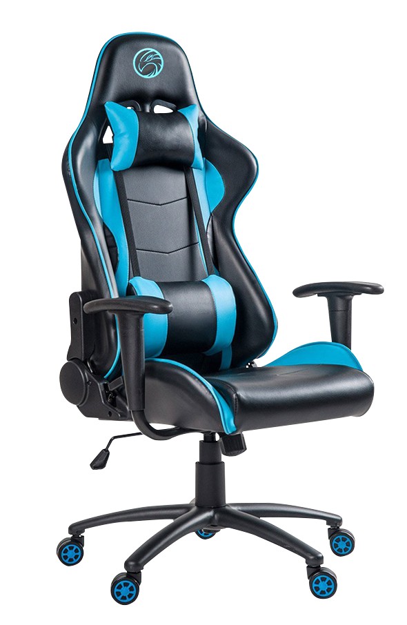 CADEIRA GAMER VENUS BLACK E BLUE BOX