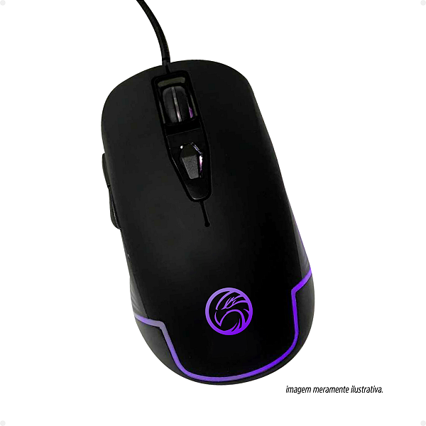 MOUSE USB BRAZILPC GAMER BPC-M781 C/ ILUMINAÇÃO LED GRADUALLY BOX   I