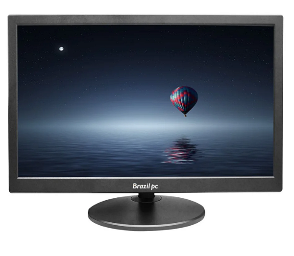 MONITOR LED 19 BRAZIL PC BPC-M19W PRETO VESA WIDESCREEN *BOX