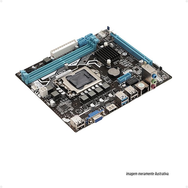 PLACA MAE DESK BRAZILPC 1151 BPC-H310/B250CNC-G (2xDDR4/1xHDMI/1xVGA/2xUSB3.0/REDE 1000M) OEM   I