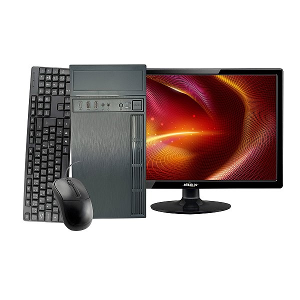 COMPUTADOR BRAZIL PC INTEL I3 3220/4GB/HD 500GB/BPC H61/T/M/MONITOR 19/FONTE 230W #