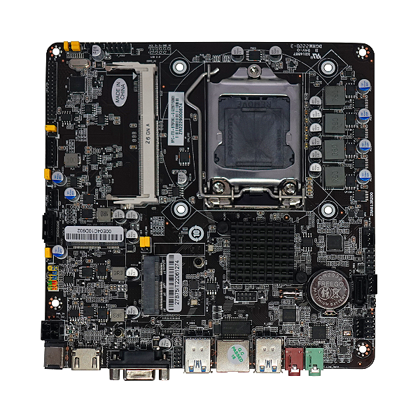 PLACA MAE AIO BRAZILPC 1155 BPC-ITX-B75FOKL-G (DDR3/HDMI/VGA/4xUSB3.0/REDE 1000M/AUDIO) OEM   I