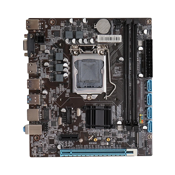 PLACA MAE DESKTOP BRAZILPC 1151 BPC-H110M.2-STG (2xDDR4/1xHDMI/1xVGA/M.2/2xUSB3.0/REDE 1000M) BOX   I