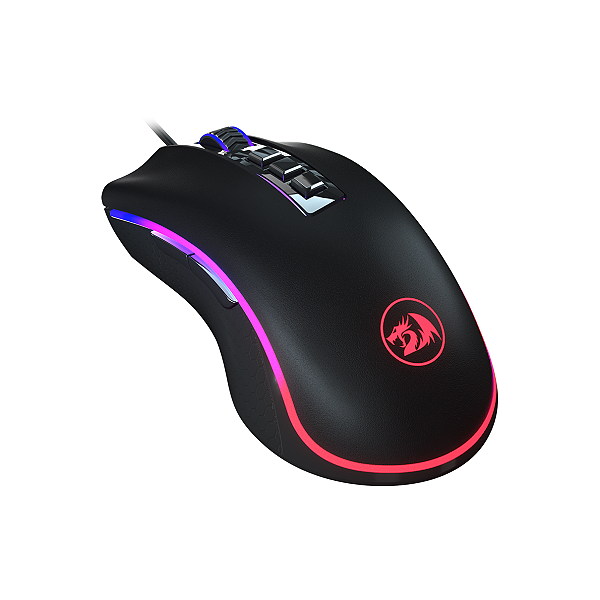MOUSE USB REDRAGON M711 - FPS-1 GAMER KING COBRA FPS RGB PRETO BOX