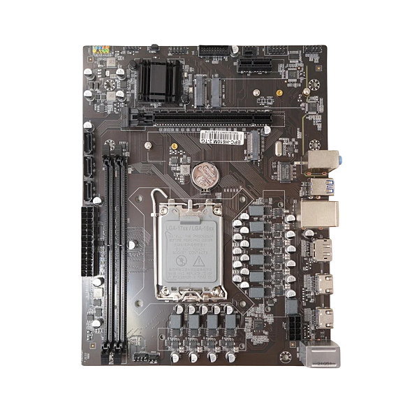 PLACA MAE DESK BRAZILPC 1700 BPC-H610M.2-TG (2xDDR4/2xHDMI/DP/M.2/2xUSB3.0/REDE 1000M) BOX   I