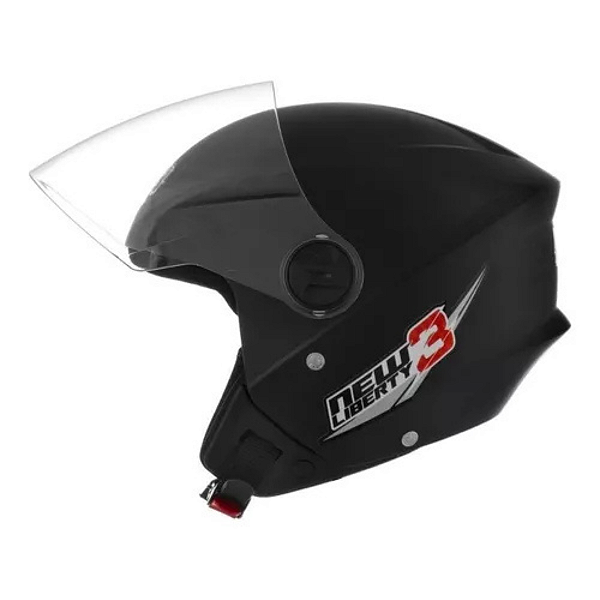 CAPACETE ABERTO PRO TORK NEW LIBERTY 3 PRETO (OUTLET) OPEN