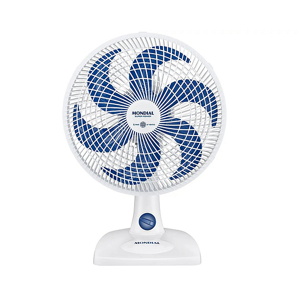 VENTILADOR DE MESA MONDIAL SUPER POWER VSP30W 60W 127V BRANCO (OUTLET) BOX