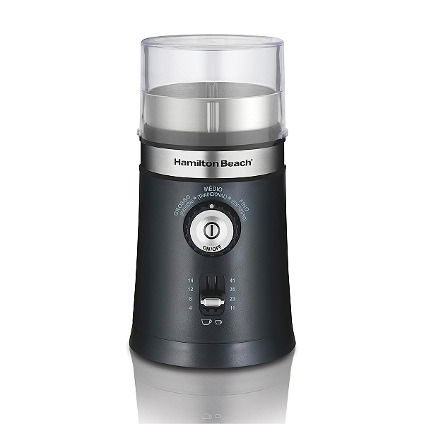 MOEDOR DE CAFE HAMILTON BEACH 80393-BZ220 150W 220V  PRETO/INOX  (OUTLET) OPEN