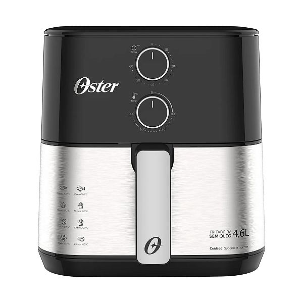 FRITADEIRA AIR FRYER OSTER OFRT520 4,6L 1500W 127V (OUTLET) BOX