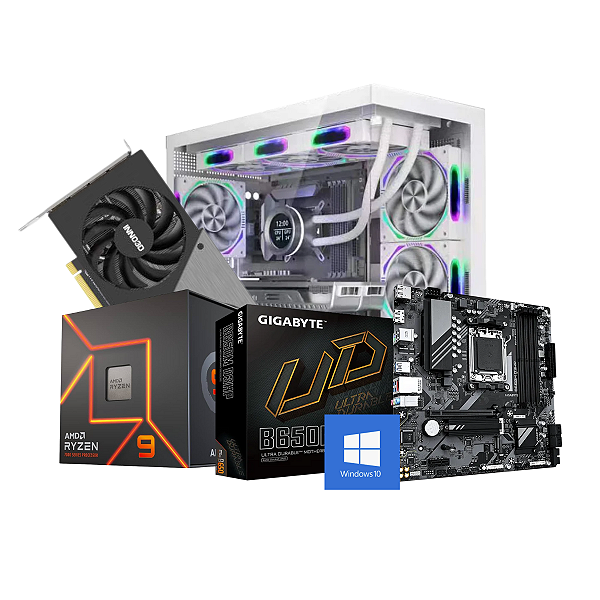 MICRO UPD BRAZIL PC GAMER RYZEN 9 7900X/32GB/M.2 1TB/GIGABYTE B650/WIN10 PRO/VGA 16GB/800W #
